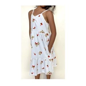 Strawberry Summer Cotton Dress size 6 & 8
